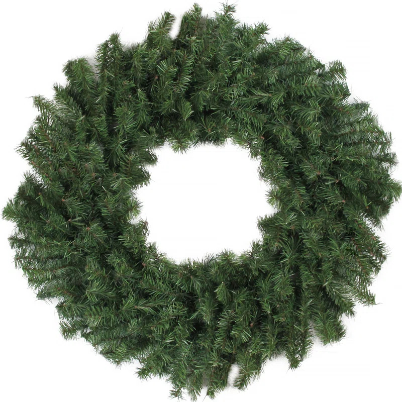 Canadian Pine Artificial Christmas Wreath Unlit