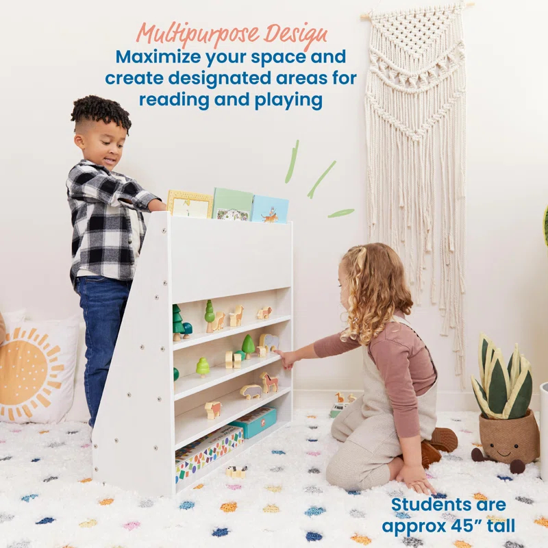 ECR4Kids ECR4Kids Streamline Single-Sided Book Display with Storage