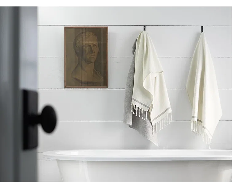 Coyuchi Mediterranean 100% Cotton Hand Towel