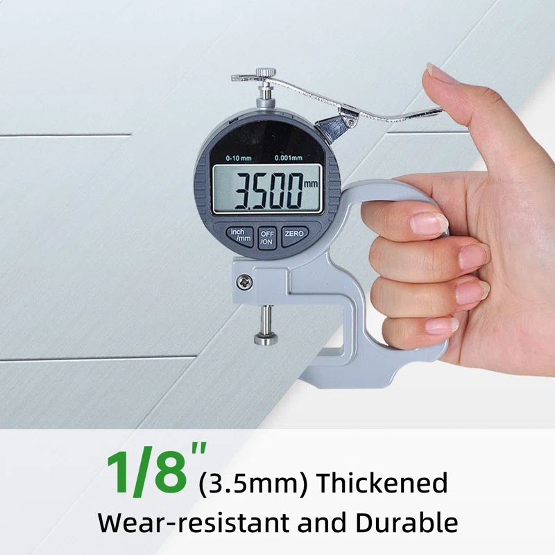 WoodBridge 75/96" H Solid Surface Shower & Tub Wall Panel, Surround, Quick Install, Cuttable, 0.138" thick