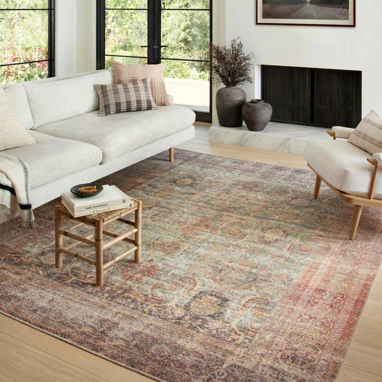 Amber Lewis x Loloi Georgie Jade / Sunset Area Rug