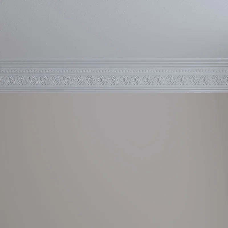 Ekena Millwork SAMPLE - Endurathane Washington Crown Moulding, 5 3/4"H x 3 1/8"P x 6 1/2"F x 12"L, (2" Repeat)