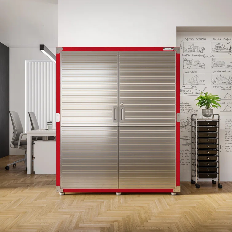 UltraHD® Seville Classics UltraHD Extra-Wide Storage Cabinet, 60" W x 24" D x 72" H