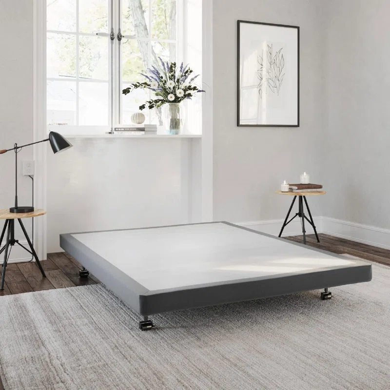 Hercules 4 Inch Low Profile Foundation Mattress Box Spring Replacement