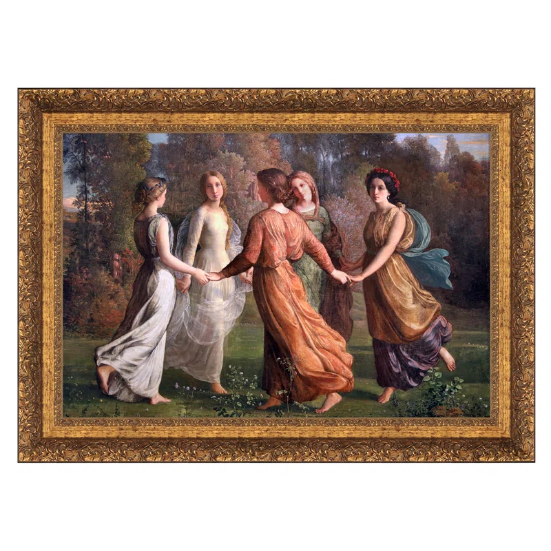 Design Toscano " The Poem Of The Soul " by Louis Janmot on Canvas | Wayfair