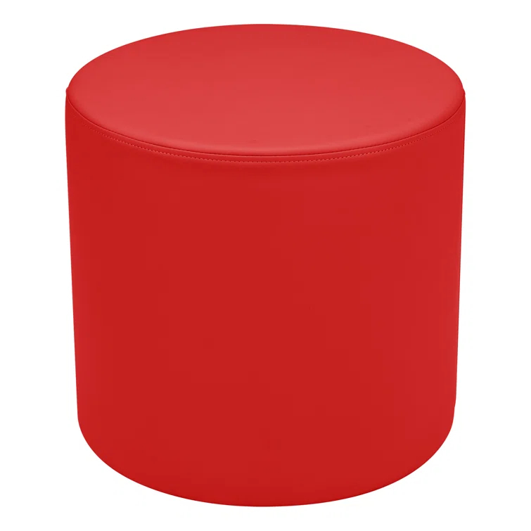 Flash Furniture Nicholas Flexible Learning Modular Soft Seating Circle Ottoman for Classrooms and Common Spaces