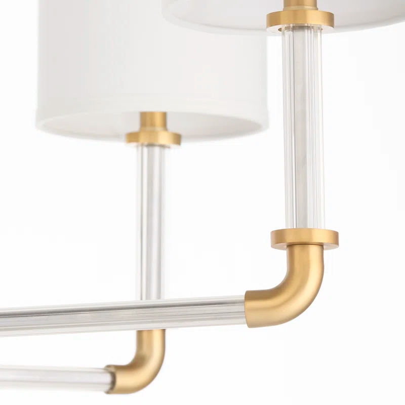 Cyan Design Hightower 8 - Light Steel Dimmable Classic / Traditional Chandelier