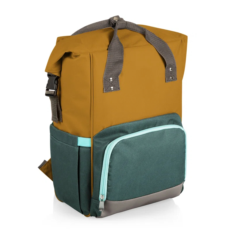 Picnic Time On The Go Roll-Top Backpack Cooler - Hiking Backpack Cooler