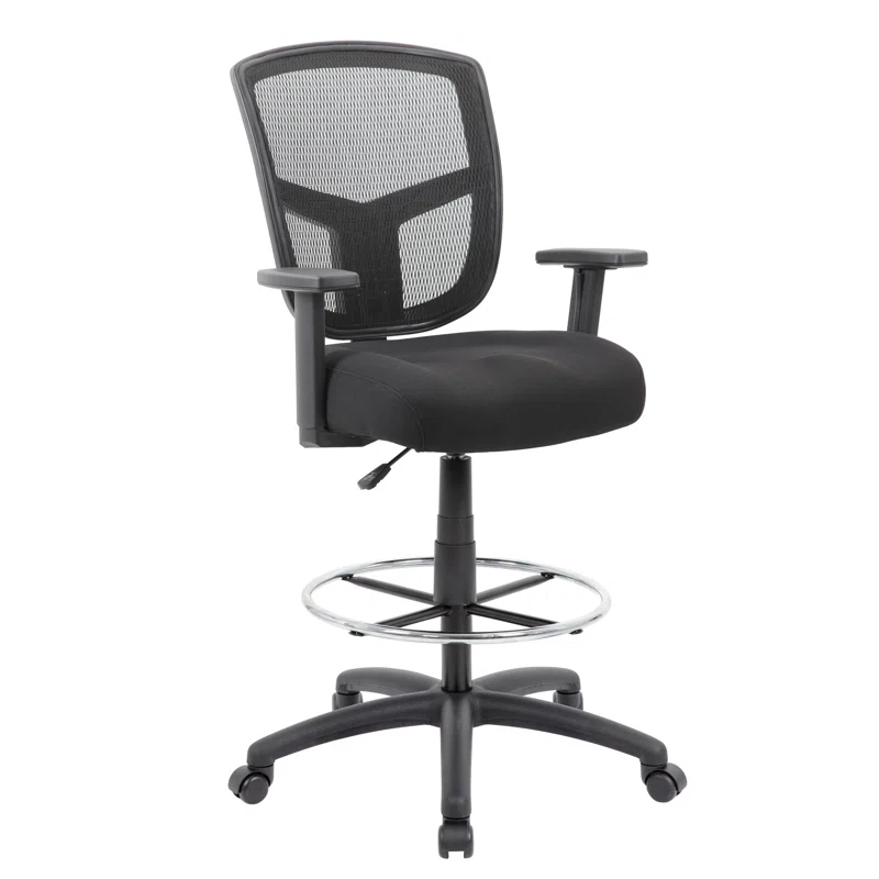 Boss Office Products Mesh Drafting Chair
