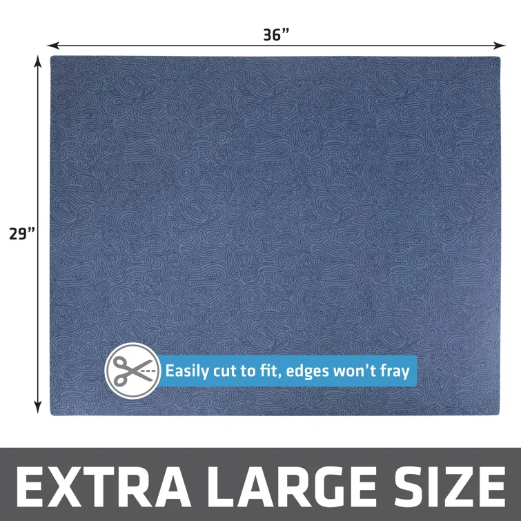 Drymate XL Cat Litter Mat for Litter Box, Protective & Decorative - Absorbent, Waterproof, Machine Washable