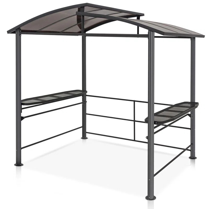 EAGLE PEAK 8 Ft. W x 5 Ft. D Steel Grill Gazebo