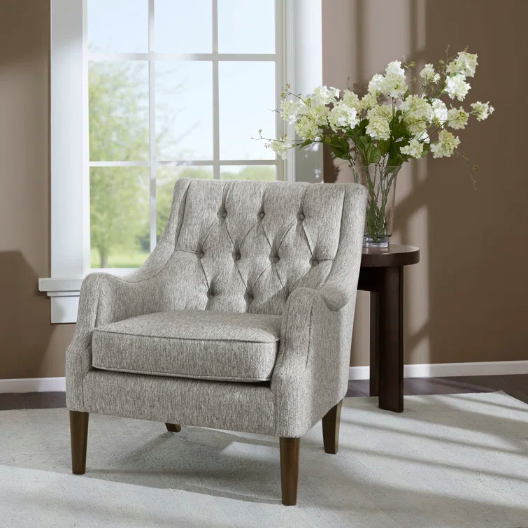 Anatonia 29.25" Wide Tufted Wingback Chair