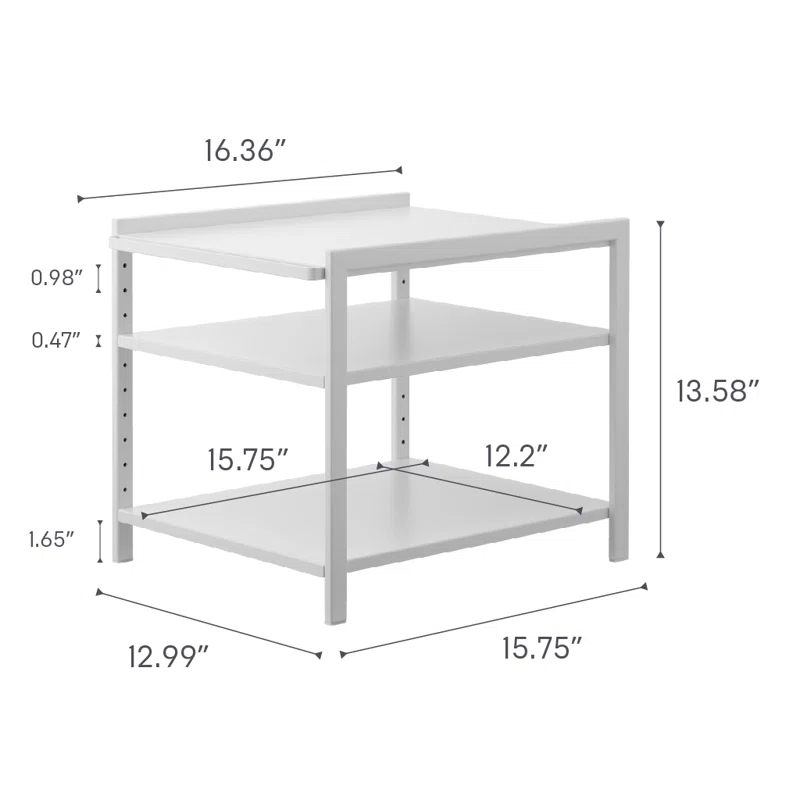 Yamazaki Home Yamazaki Home Three-Tier Cabinet Storage Rack, Steel, Adjustable