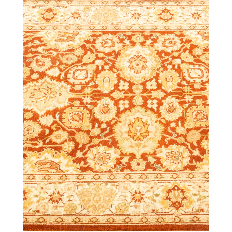 Isabelline One-of-a-Kind 2' 8" X 13' 2" 2000s Runner Wool Area Rug in Brown