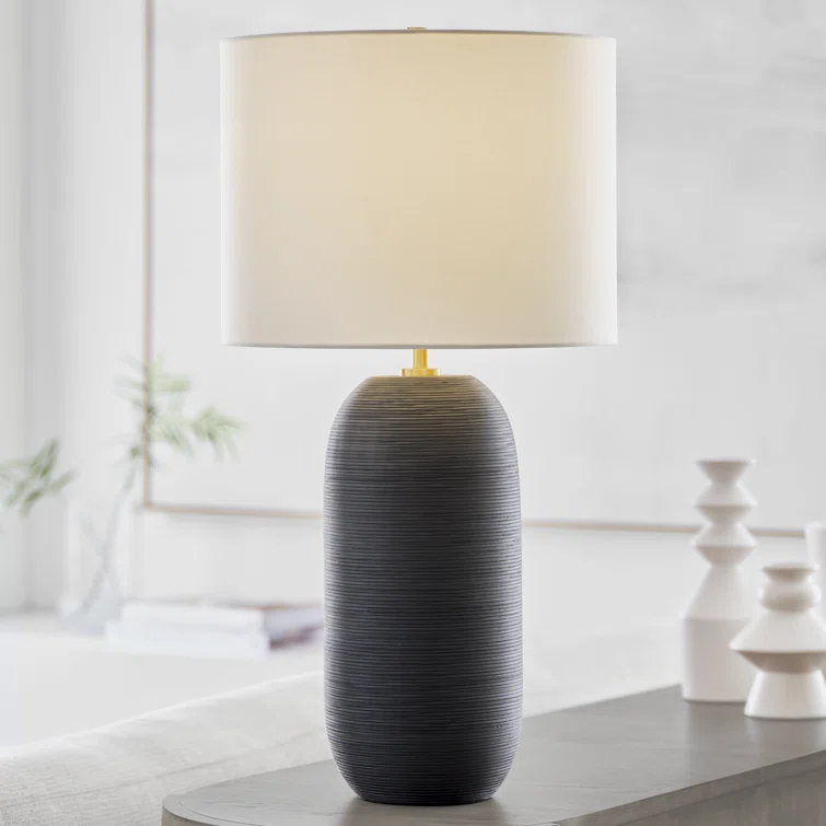 Everly Quinn Ceramic Table Lamp