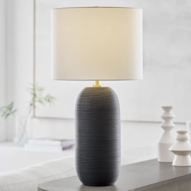 Everly Quinn Ceramic Table Lamp