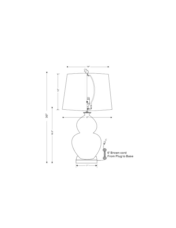 Port 68 Madcap Cottage Table Lamp