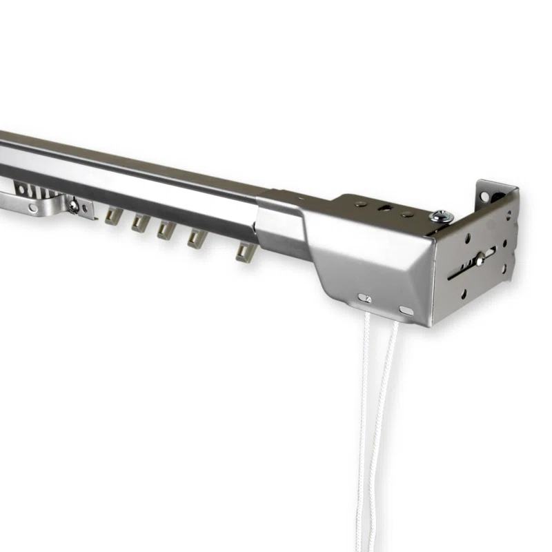 Symple Stuff Bembry Steel Adjustable Single Curtain Rod