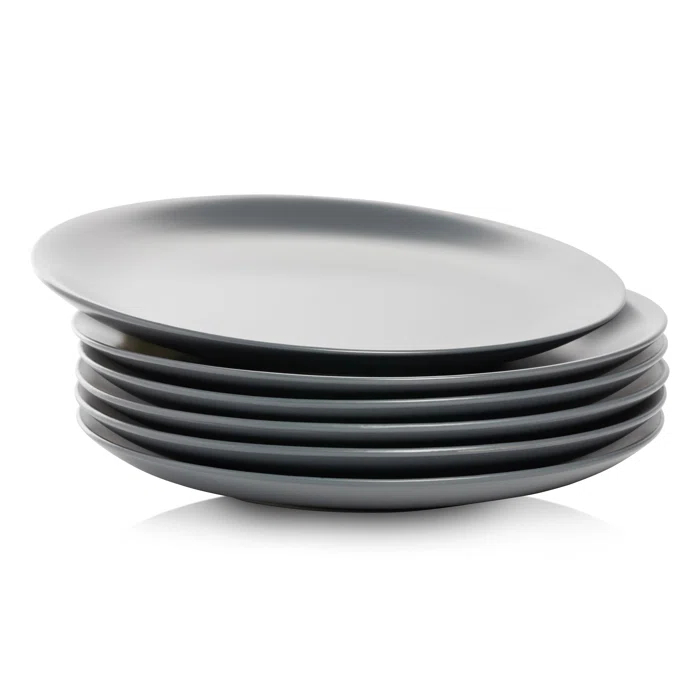 Wazee Matte 10.5" Dinner Plate (Set of 6)