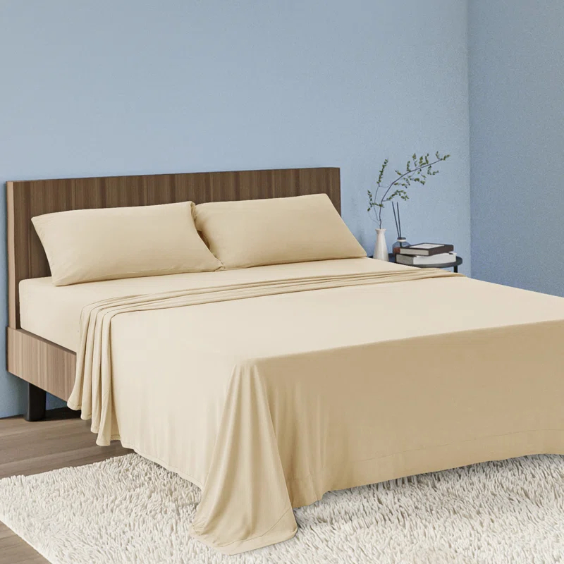 Awesome Home Sheet Set Ultra Soft Jersey Knit Sheet Set Deep Pocket