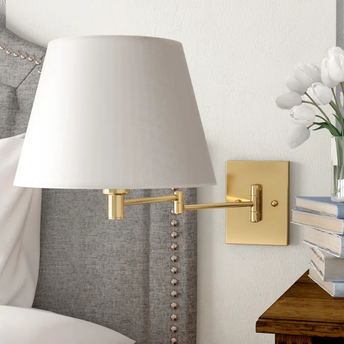 Willa Arlo™ Interiors Clarinda Steel Swing Arm Sconce