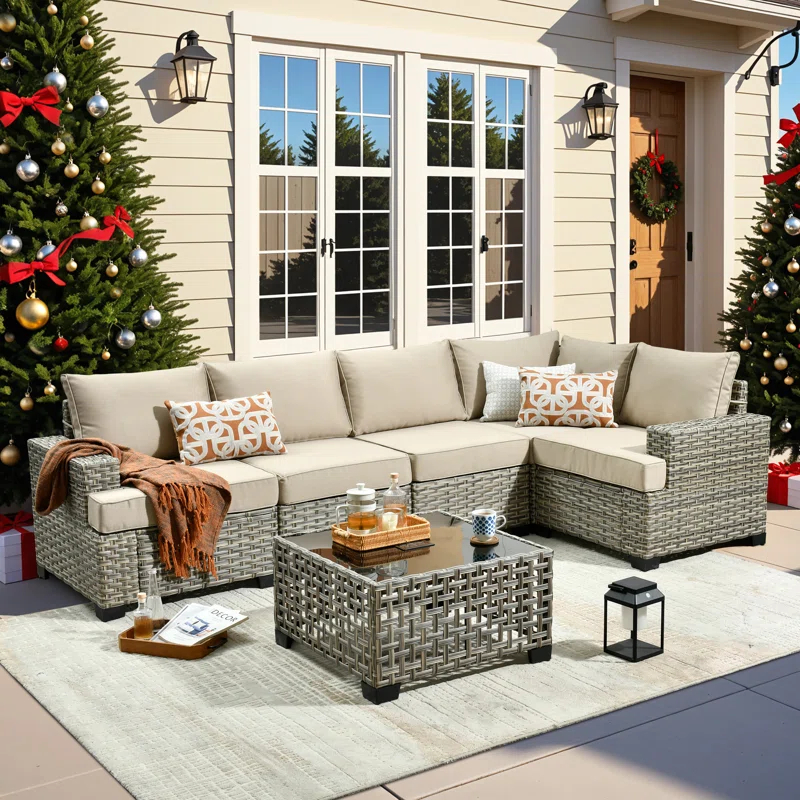 Lark Manor™ Carolle 6 - Person Outdoor Seating Group With Cushions