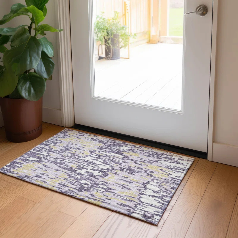 Machine Washable Indoor/Outdoor Chayden ACN986 1'8" x 2'6" Rug