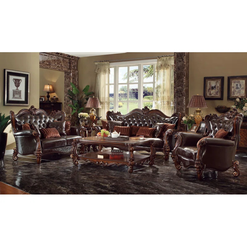 Tanner 92.51'' Faux Leather Sofa