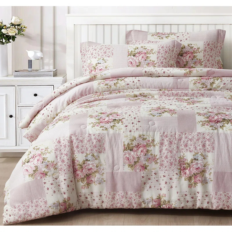 Cotton Ring Stitch Comforter Set