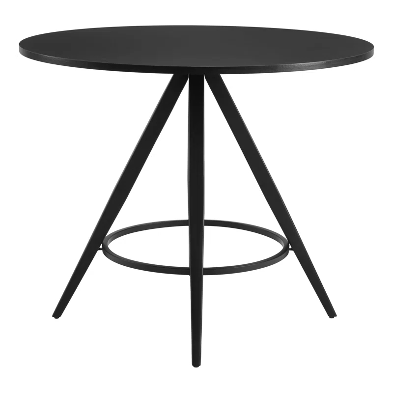 Dinos Round Metal Base Dining Table
