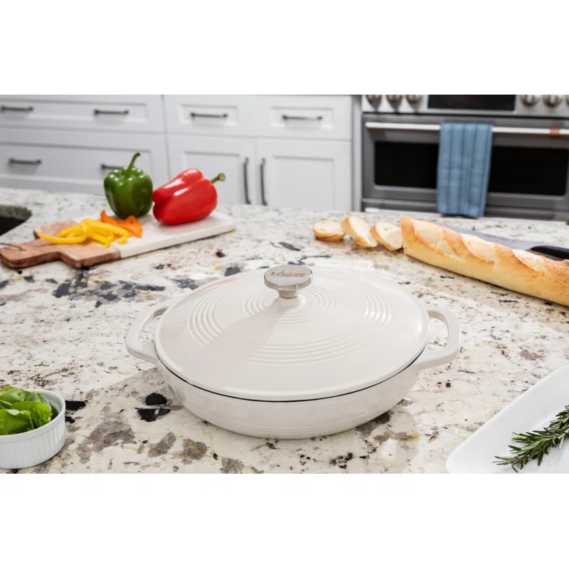 Lodge Lodge 3.6 Quart Enameled Cast Iron Casserole