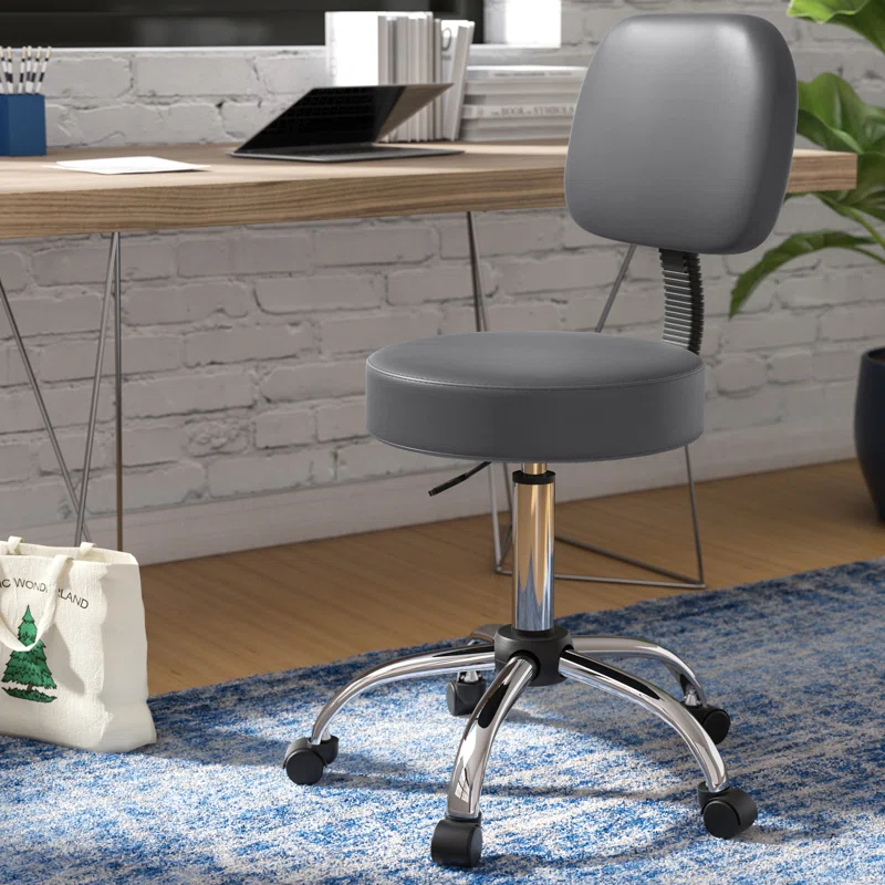 Boss Office Products Vinyl Drafting Chair