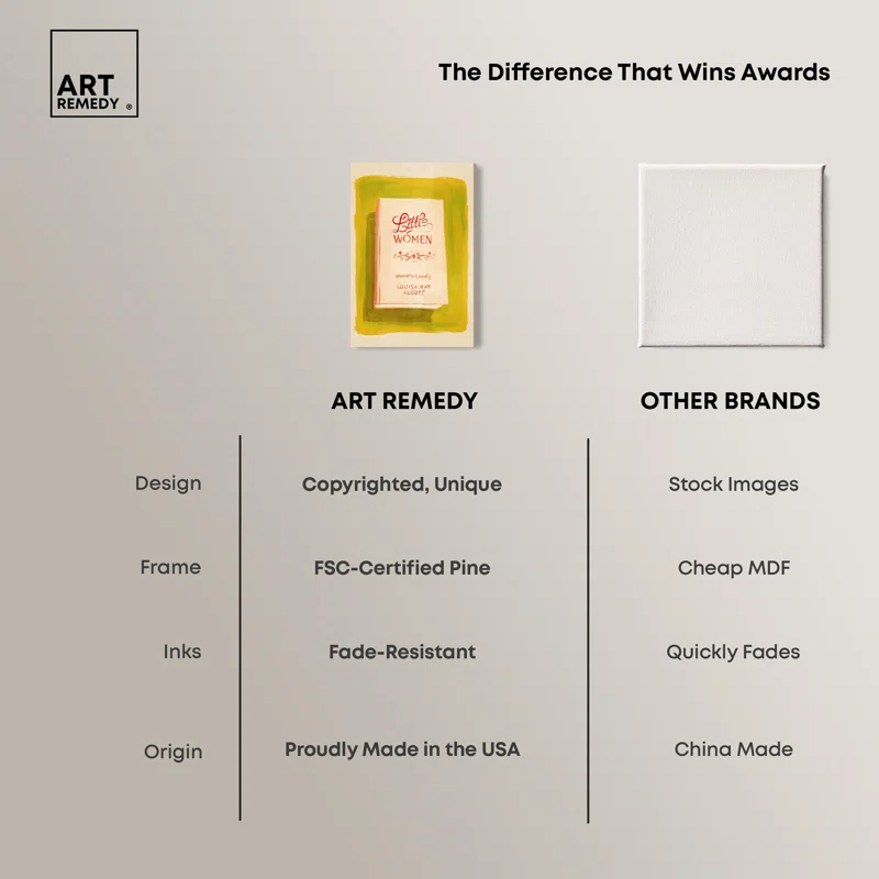 Art Remedy Little Women Canvas Fashion Art Prints by Art Remedy