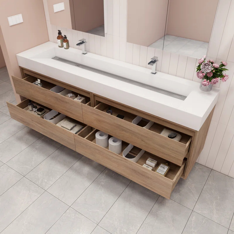 MEBO Victoria 41.7'' Single Bathroom Vanity with Acrylic Top