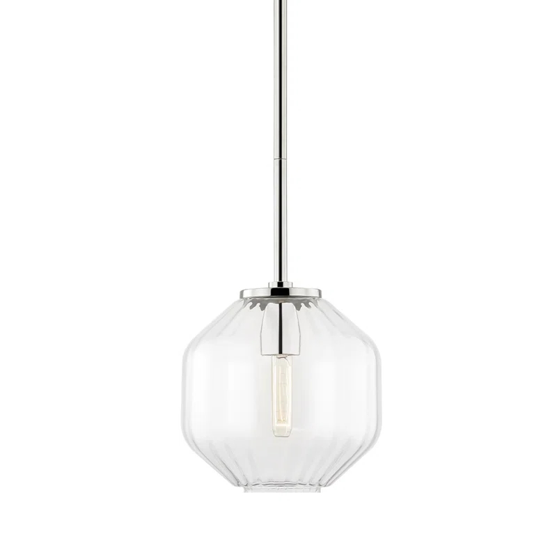 Belle Pendant Light - Polished Nickel