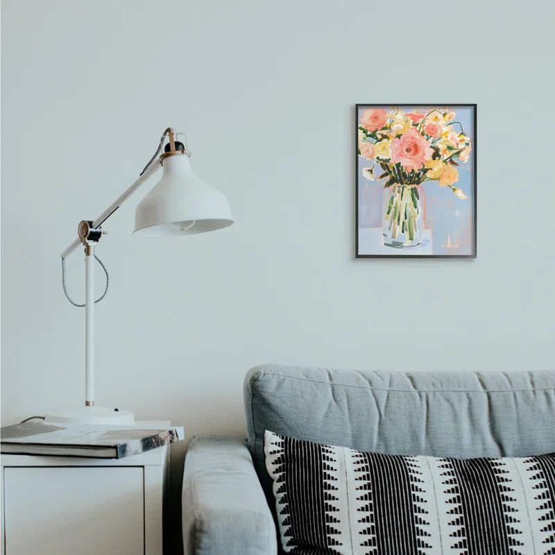 Stupell Industries " Chic Floral Bouquet Pastel Spring Flowers " by Victoria Borges