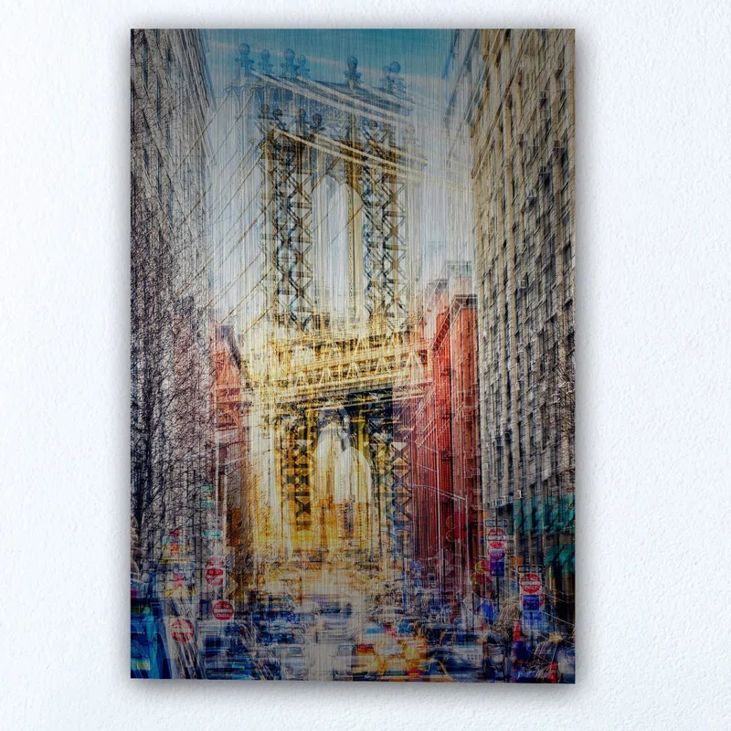 Marmont Hill "Chromatic City" Print on Metal