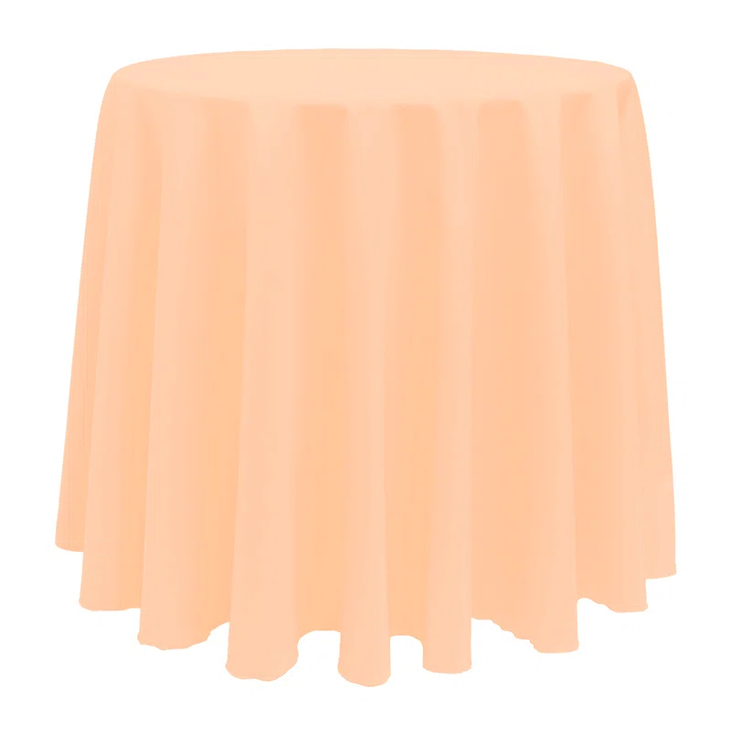 Ultimate Textile Solid Color Round Tablecloth