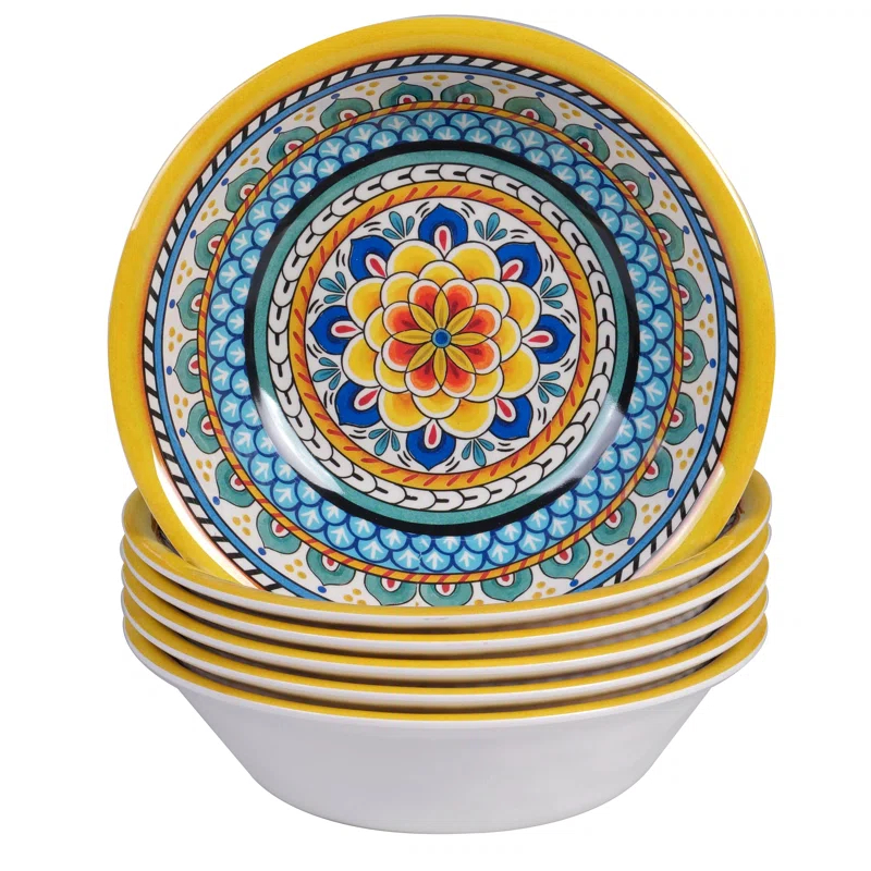 Certified International Certified International Portofino Set/6 All Purpose Bowl 7.5" X 2" (Set of 6)