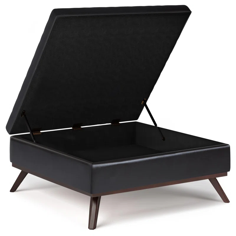 Owen Faux Leather Ottoman