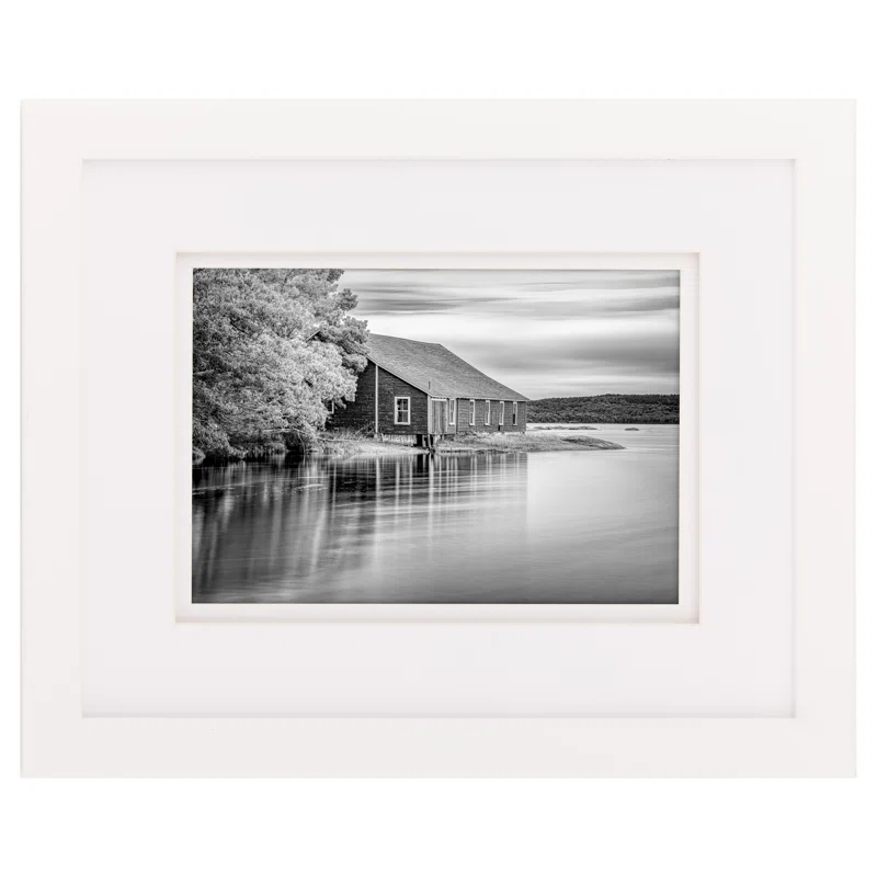 Gallery Solutions Wall Mount Or Tabletop Double Airfloat  Mat Picture Frame