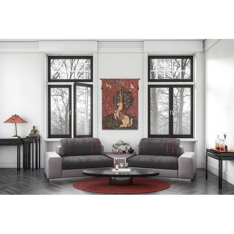 Charlotte Home Furnishings Loom Woven Cotton Blend Wall Hanging