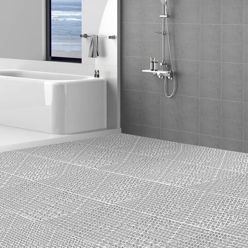 VEVOR VEVOR 12" X 12" Drainage Mats In Different Colors VEVOR 12'' W x 12'' L Garage Flooring Drain Tiles (Set of 55)