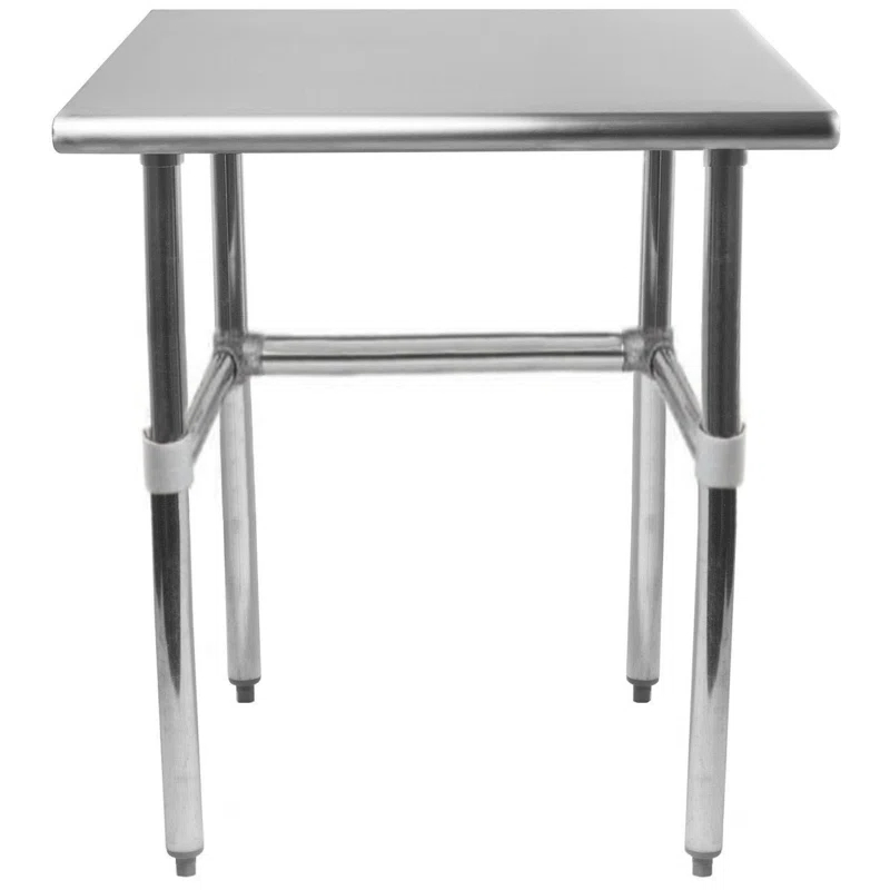 Amgood Stainless Steel Open Base Work Table