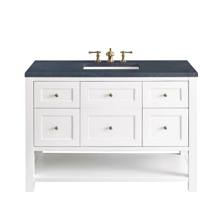 James Martin Vanities Breckenridge 48'' Single Bathroom Vanity with Top