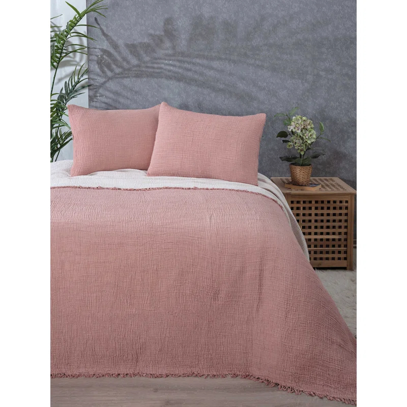 sussexhome Muslin Shams Turkish Cotton Pillow Sham (Set of 2)