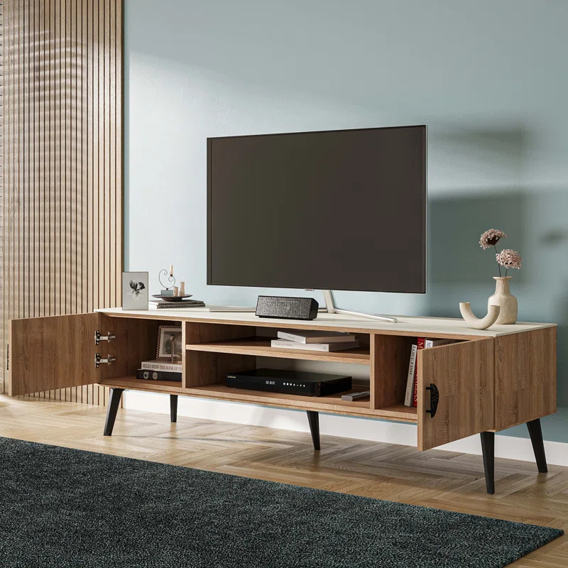 George Oliver Dalaylah 70.9" Mid-Century Modern TV Stand