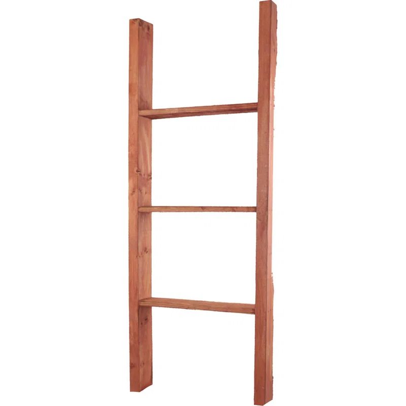 Ekena Millwork Vintage Farmhouse Rung Decorative Ladder