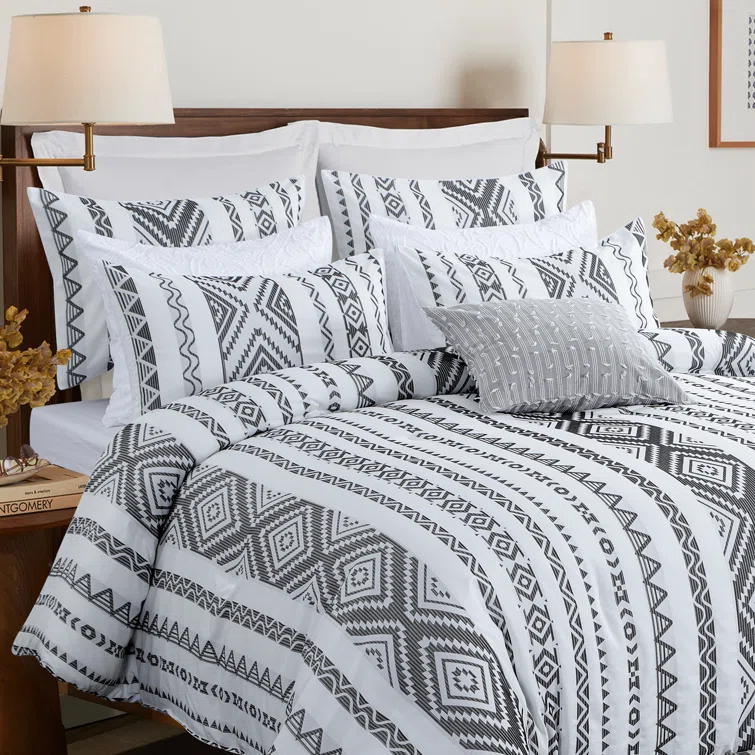 Aisbo Suniya Boho Microfiber Comforter Set