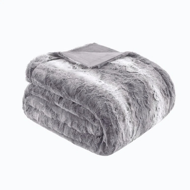 Madison Park Zuri Oversized Faux Fur Throw